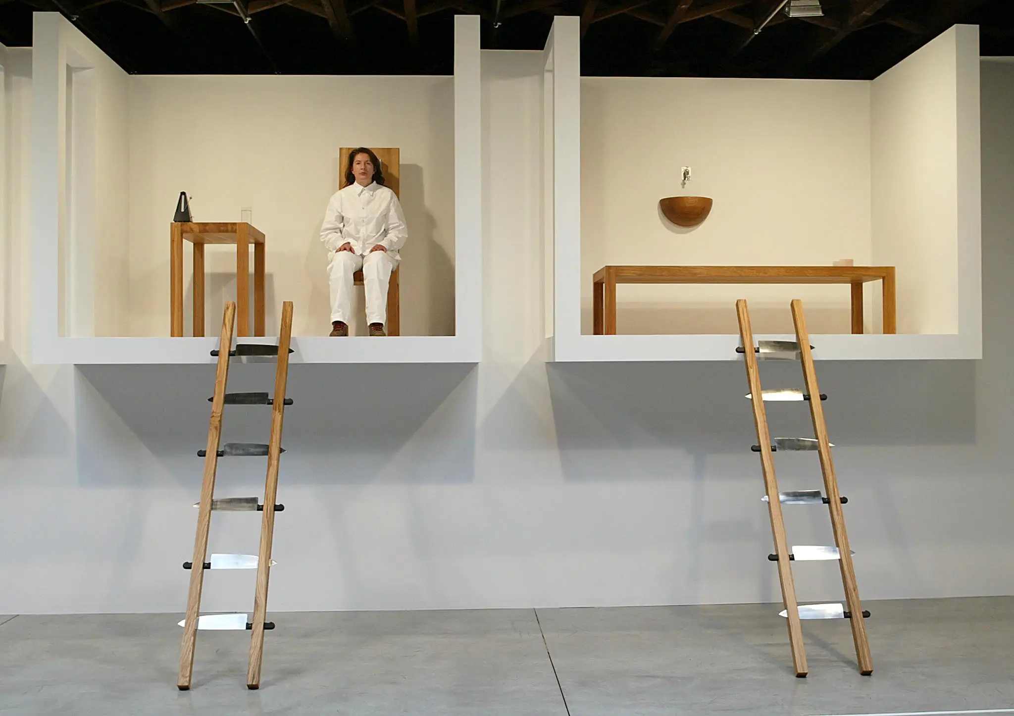 Marina Abramovic in The House With the Ocean View (TIMOTHY A. CLARY/AFP via Getty Images)