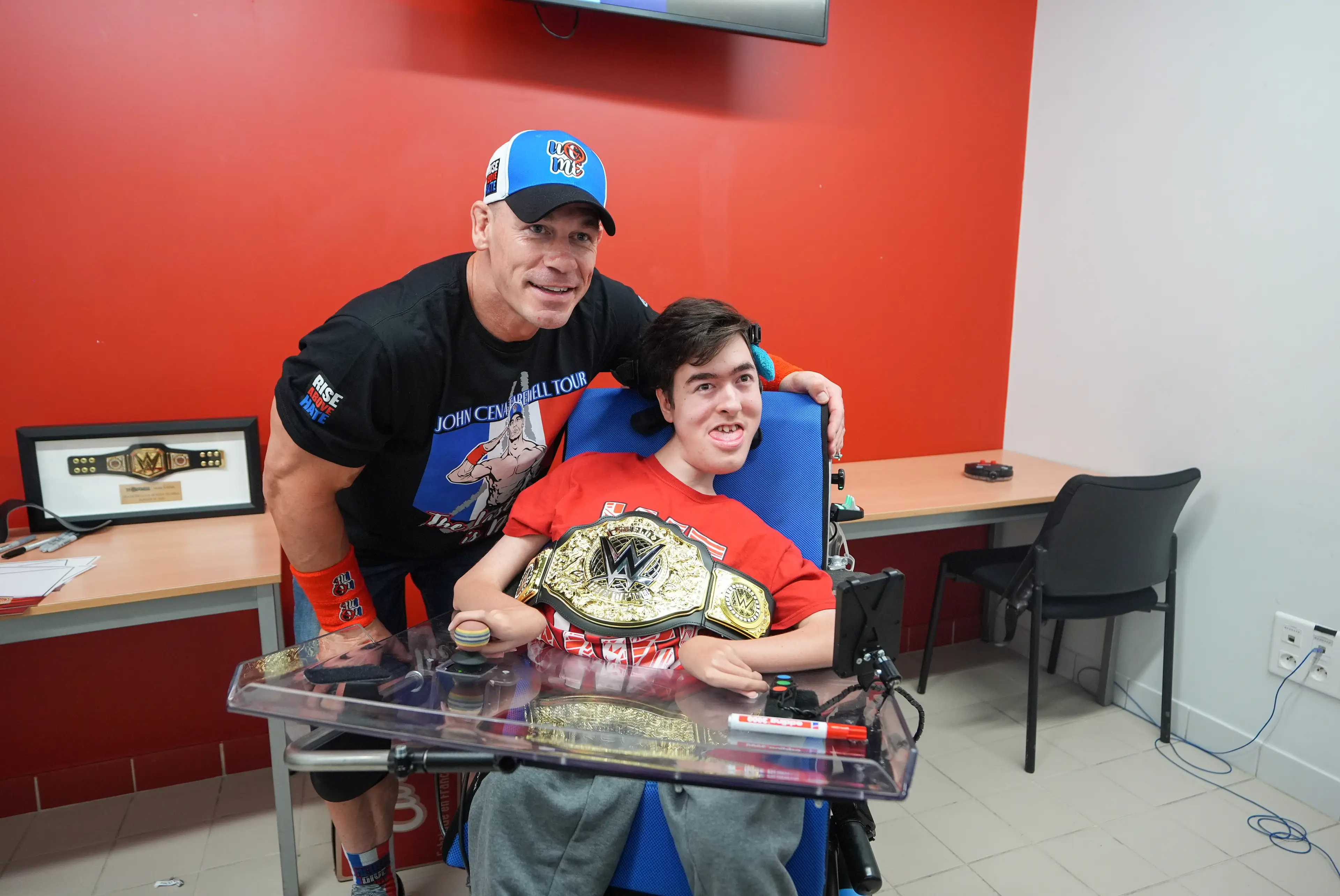 John Cena is the record appearance maker for Make-A-Wish (WWE via Getty Images)