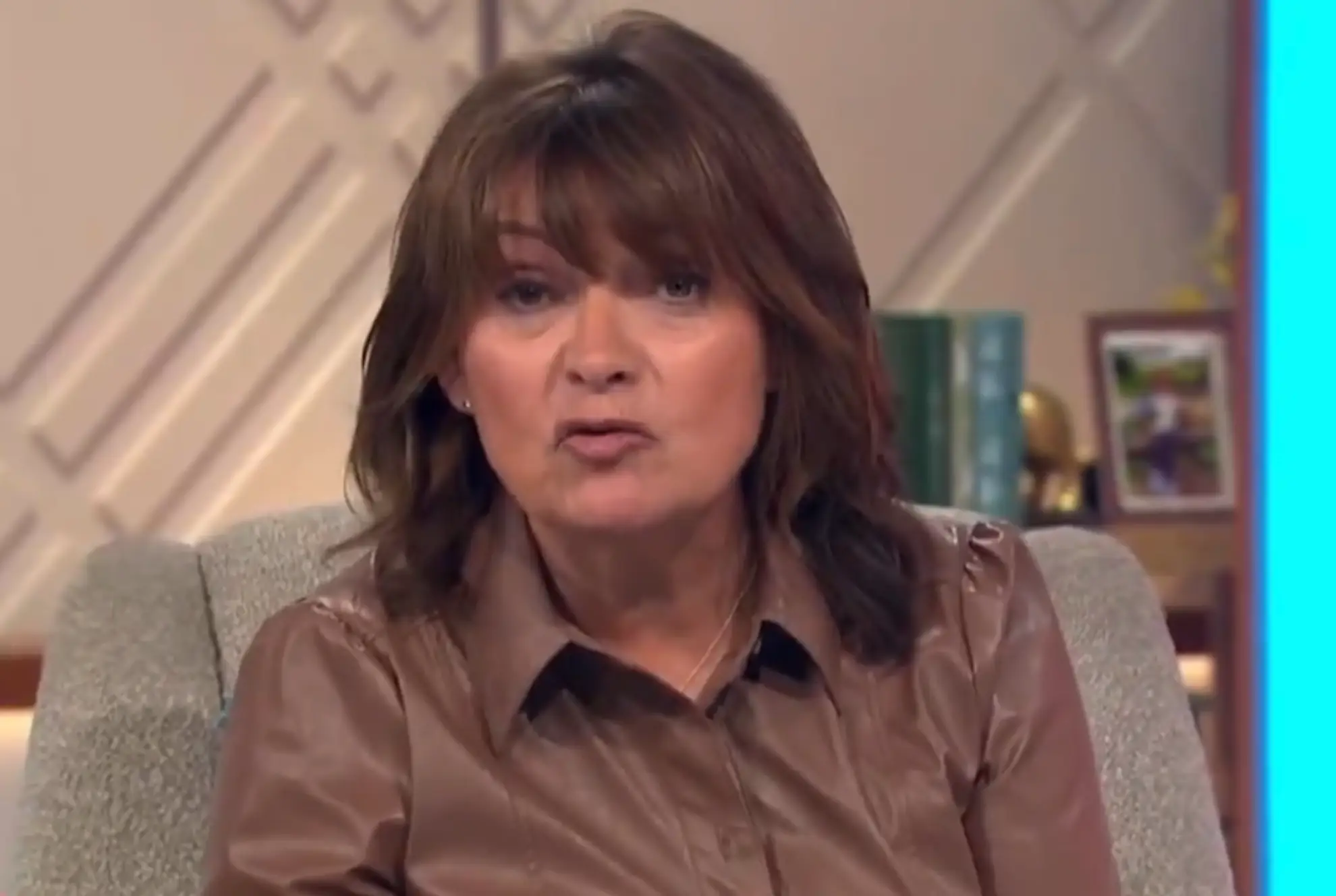 Lorraine Kelly received backlash for her approach to Kim Woodburn's death (ITV)