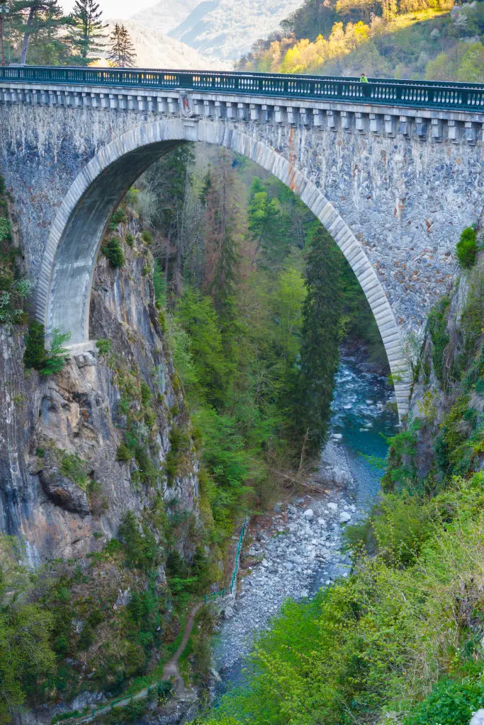 Napoleon Bridge above the Gave de Gavarnie river (Mikel Bilbao/VW PICS/Universal Images Group via Getty Images)