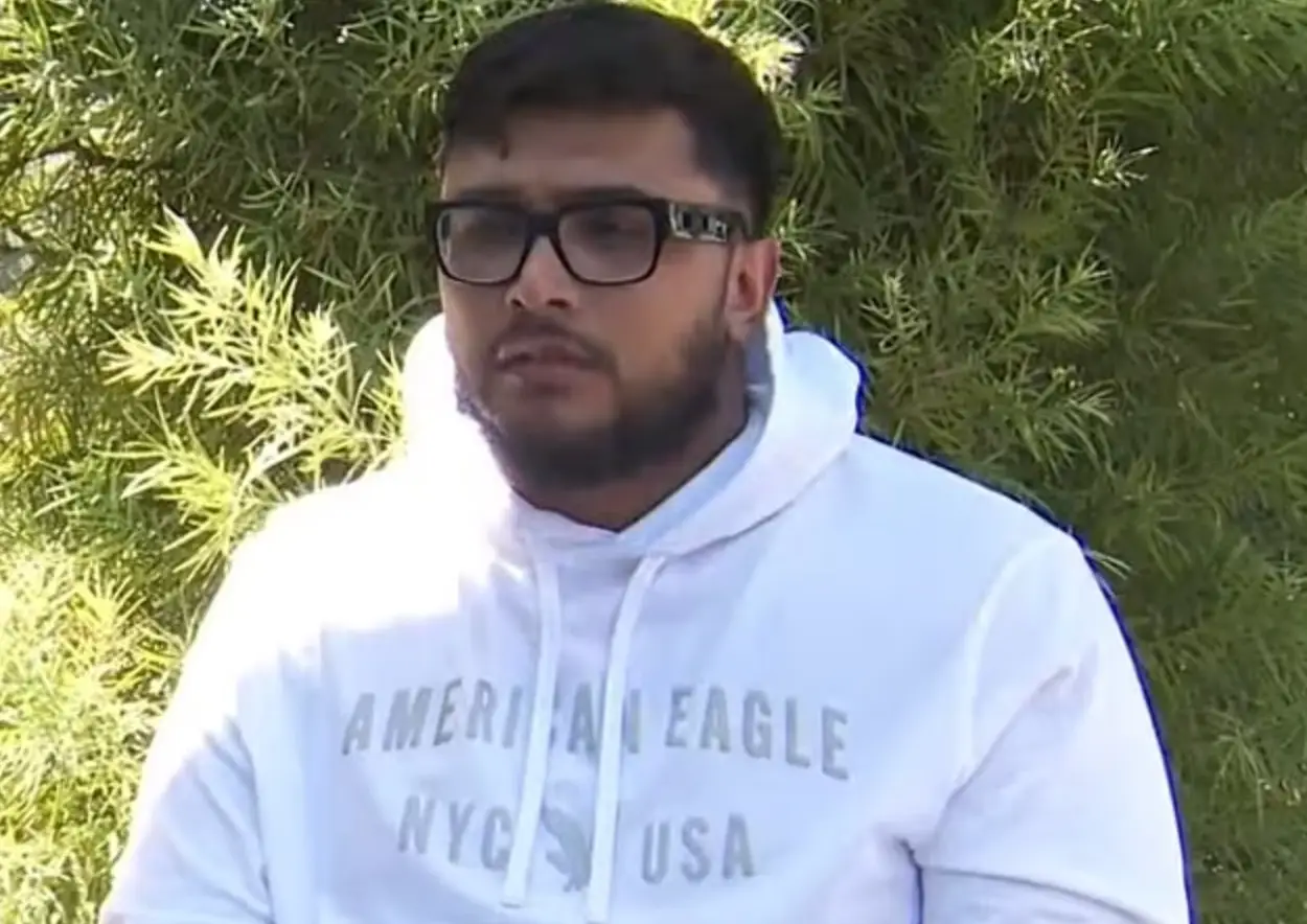 The little boy's dad, Jake Haro, has been found to have an existing criminal record (KTLA)