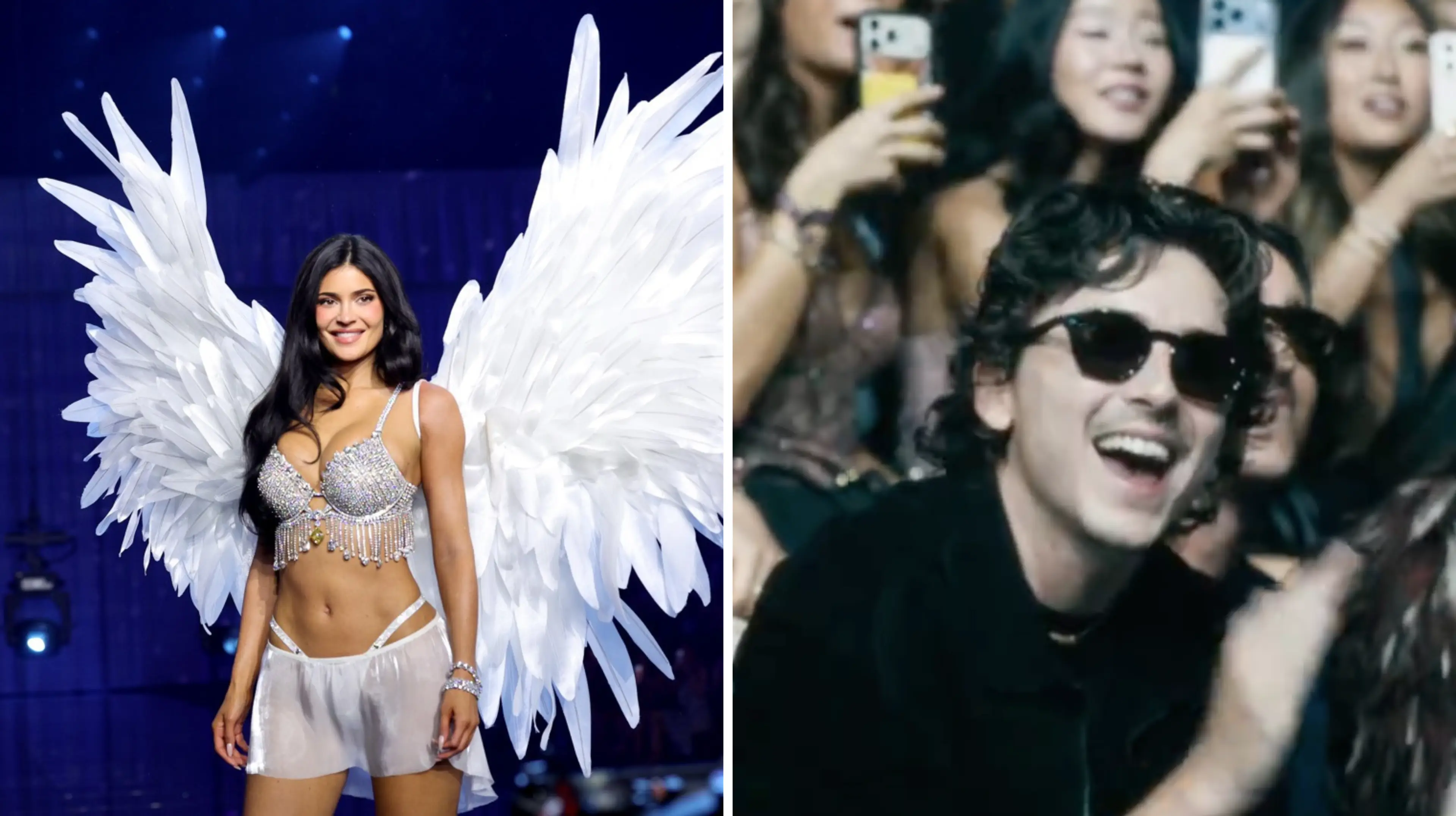 The bra consists of 4,410 natural diamonds (Dimitrios Kambouris/Getty Images for Victoria's Secret/YouTube/Victoria's Secret))