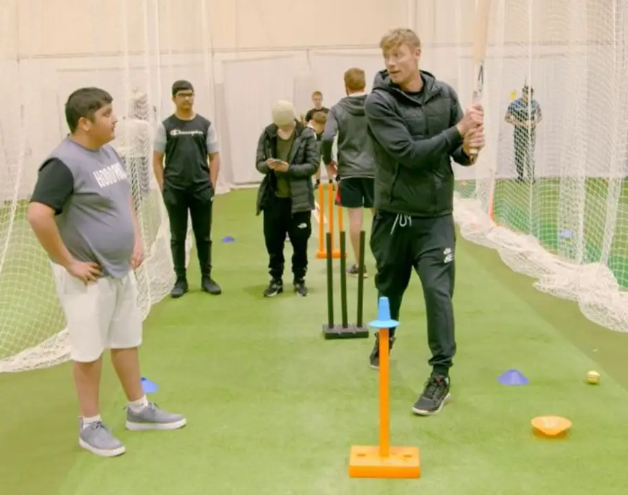Umar Mahmood had appeared in Freddie Flintoff's Field of Dreams (BBC)