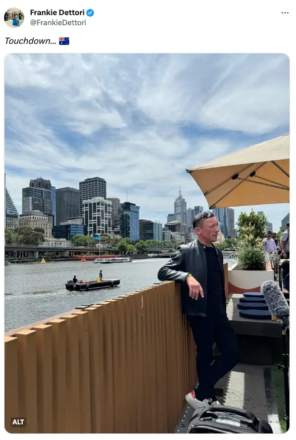 Fans think Frankie Dettori is set to head into the jungle camp this year.