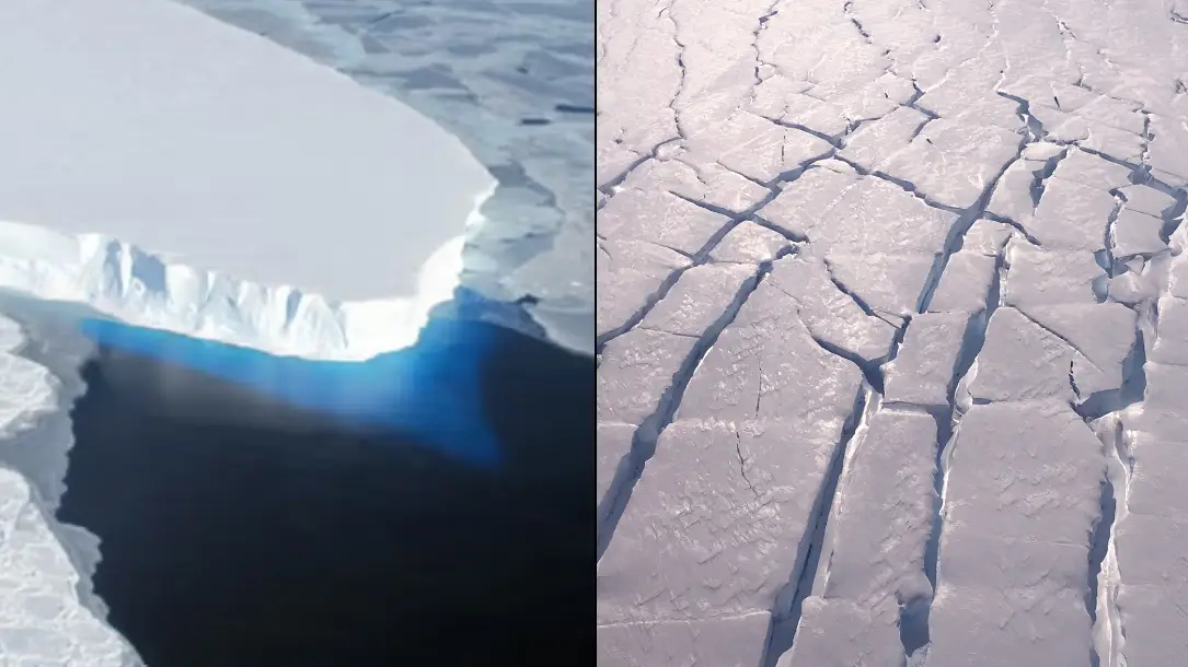 James Yungel/NASA/IceBridge/PA