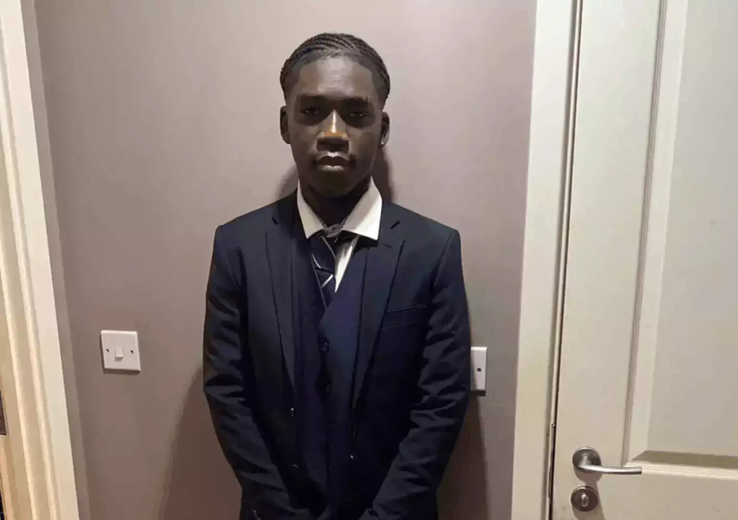 Marcus Fakana has urged Dubai's ruler to 'let him go home' (Family Handout)