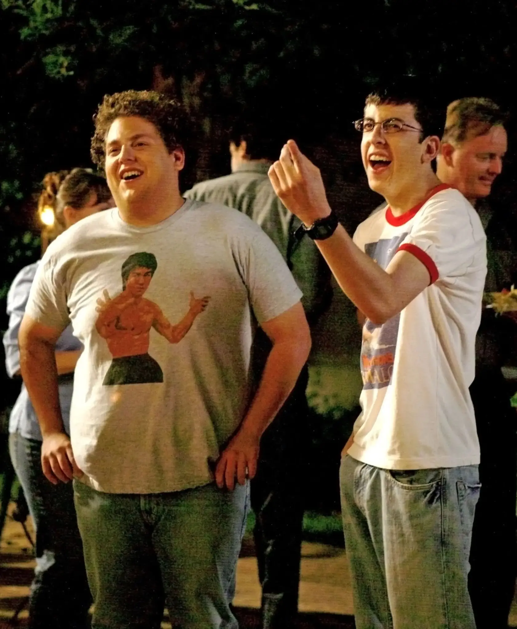 Jonah Hill and Christopher Mintz-Plasse in Superbad (Sony Pictures Releasing)
