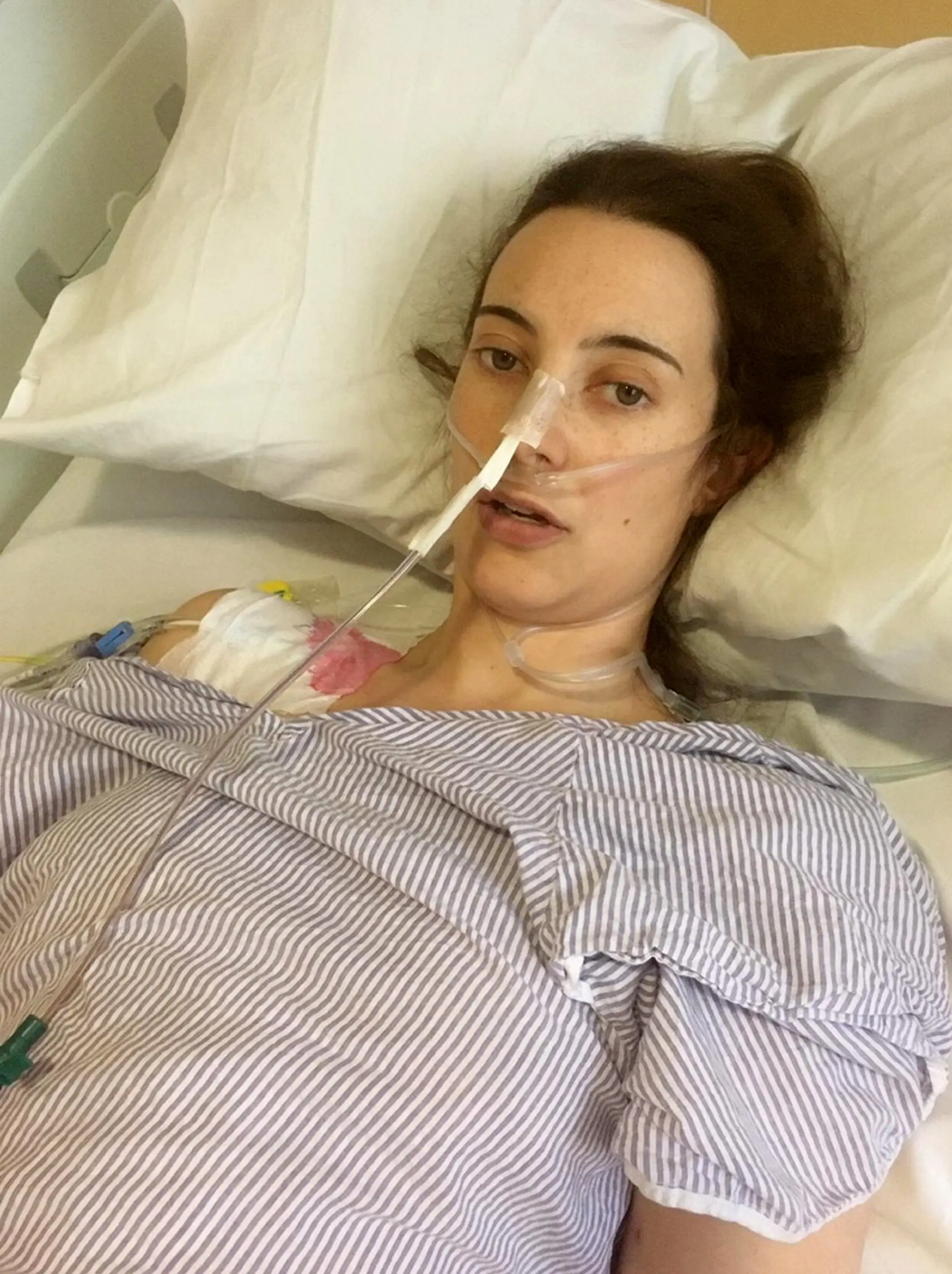 Rebecca was left taking as many as 60 tablets a day (SWNS)