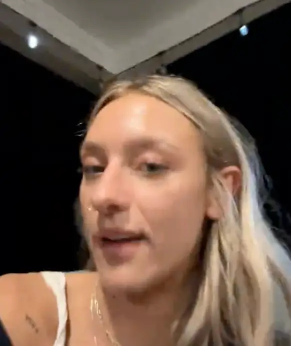 The woman took to TikTok to discuss the tattoo (TikTok/mackmitchell)