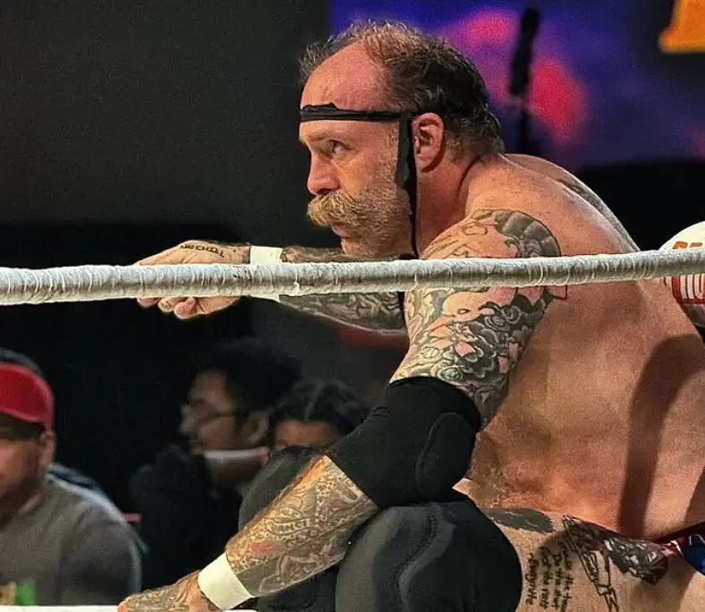 Andy 'The Butcher' Williams spent years as a professional wrestler (Instagram/@andycomplains)