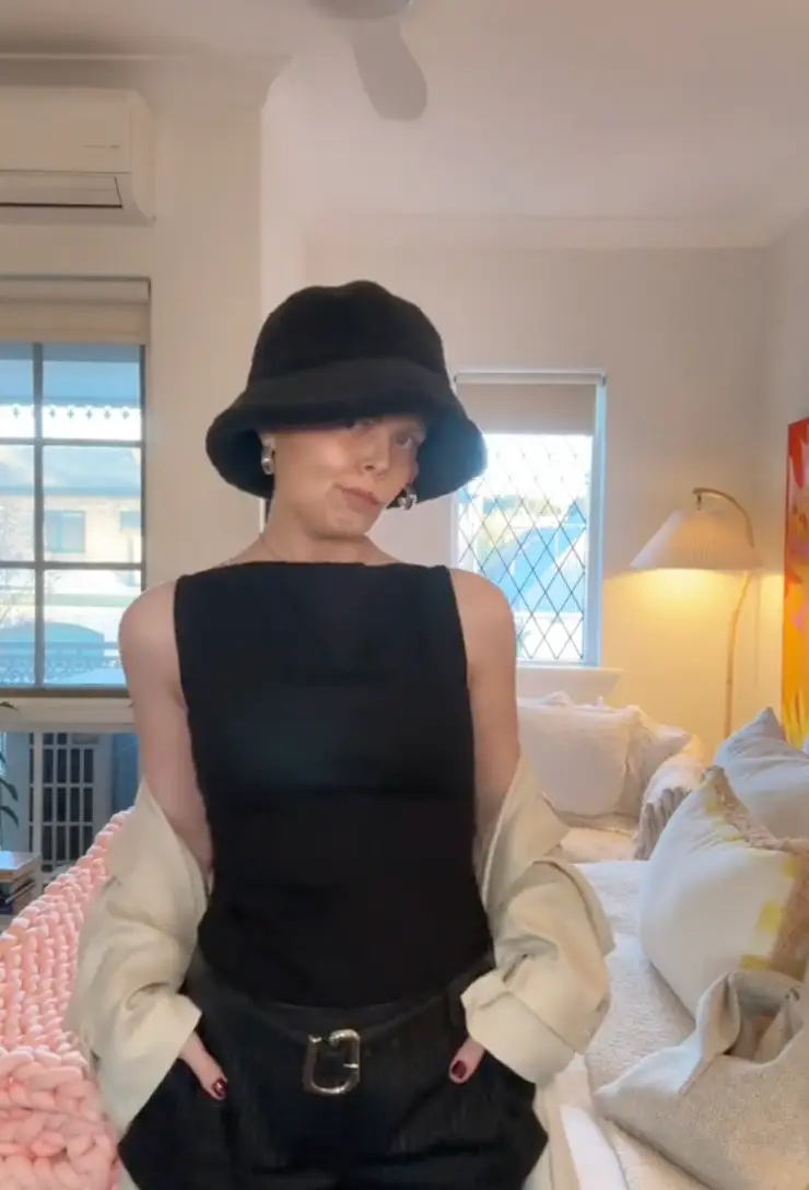 The influencer had documented her love of fashion alongside her cancer journey (TikTok/bellabradford0)