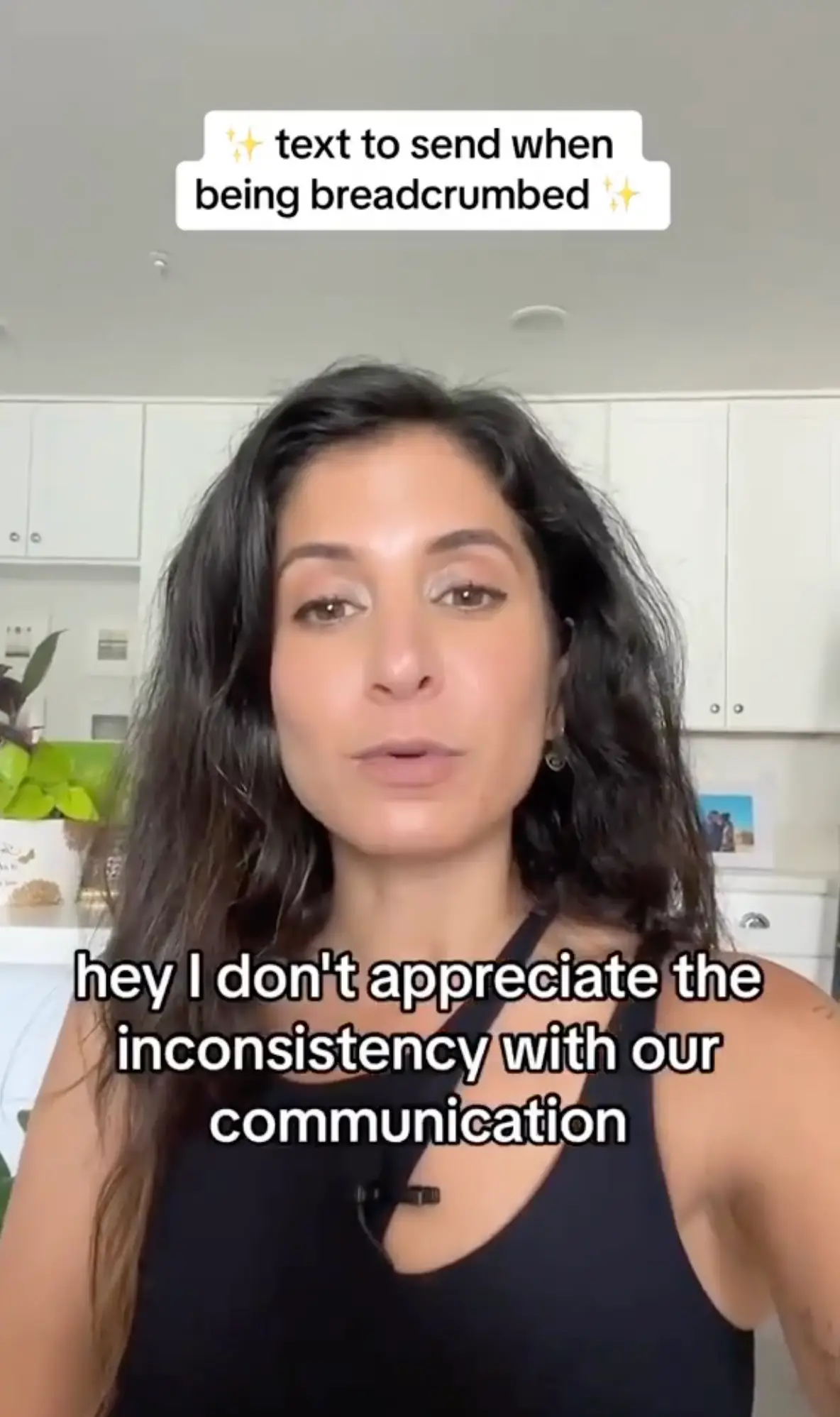 She urged her followers to have face-to-face interactions with breadcrumbers (TikTok/sabrina.zohar)