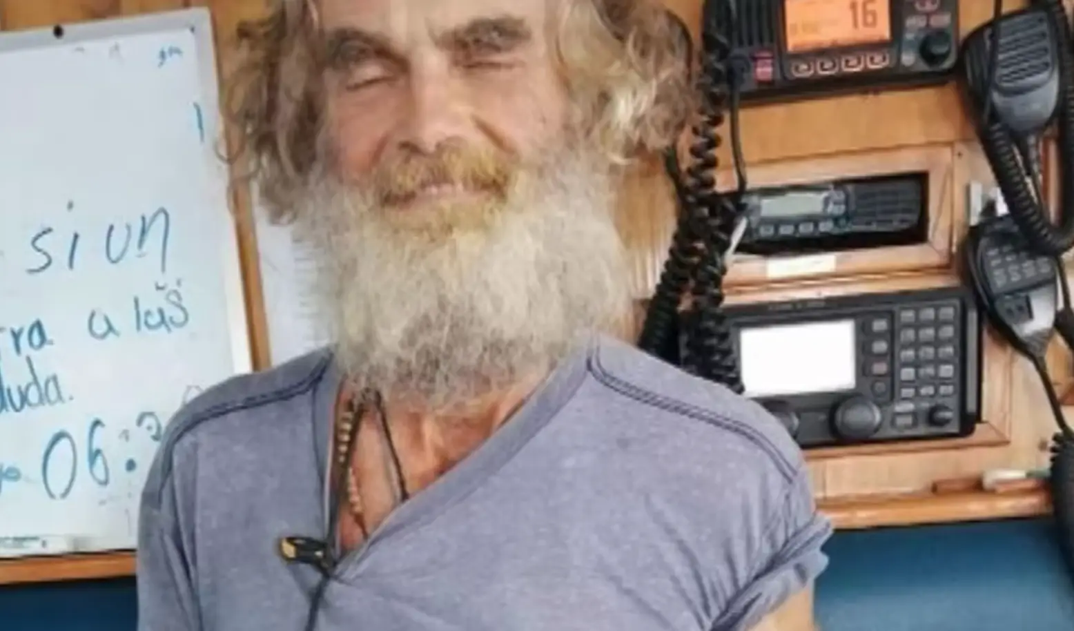 Tim and his dog Bella were stranded at sea for three months.