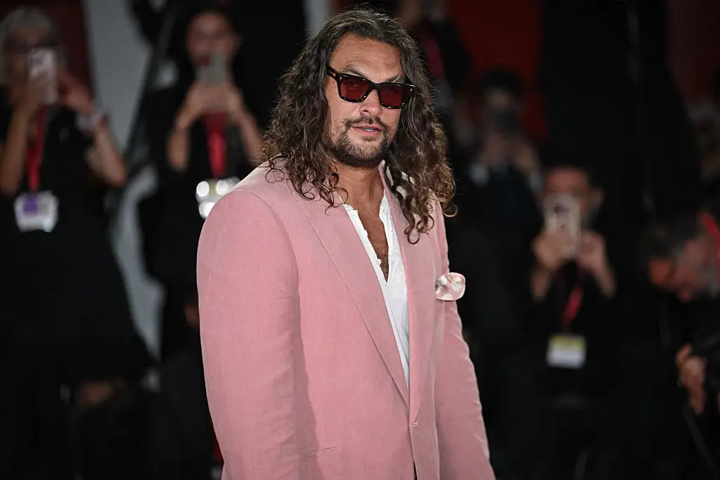 Jason Momoa's luscious locks were nowhere to be seen (LAURENT HOU/Hans Lucas/AFP via Getty Images)