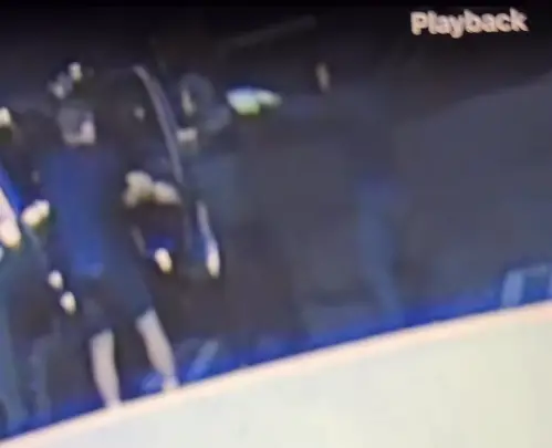 He showed some security footage of the robbery where he had a gun pointed at him (Instagram/@keeoone)
