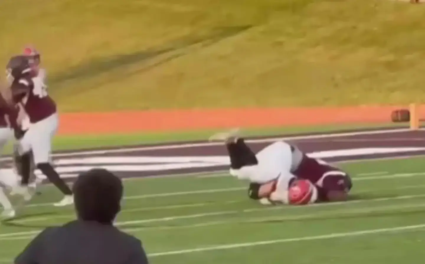 The young player was rushed to hospital after the incident (WSBT)