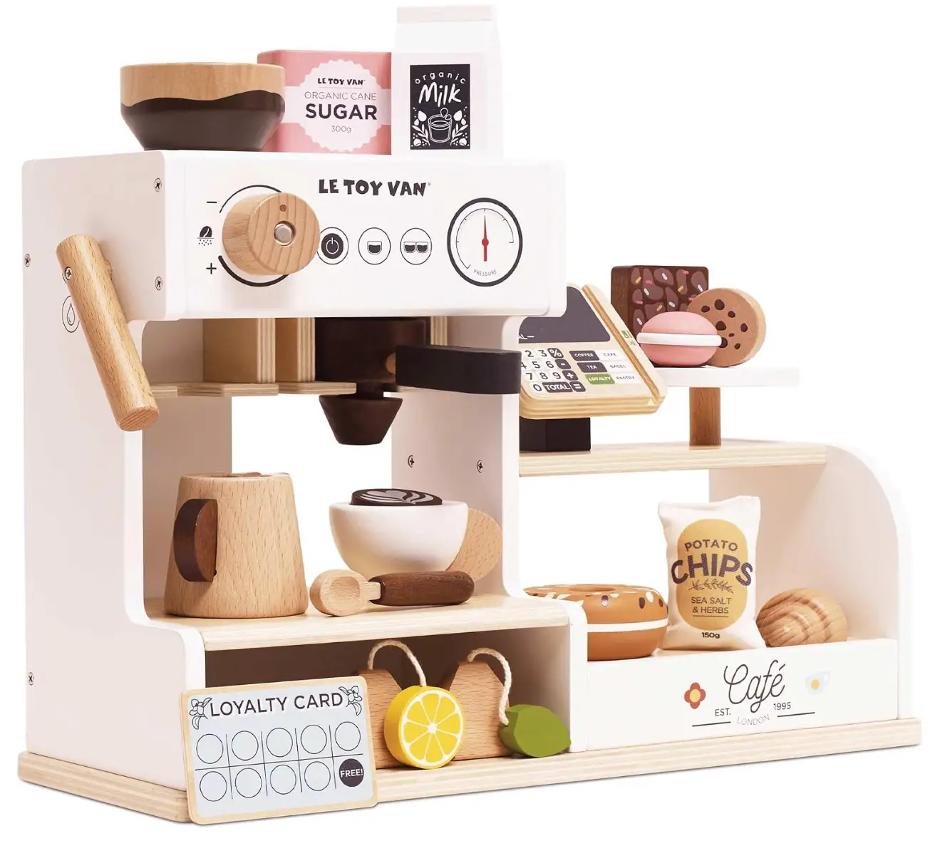Le Toy Van Wooden Barista Café Shop (Amazon)