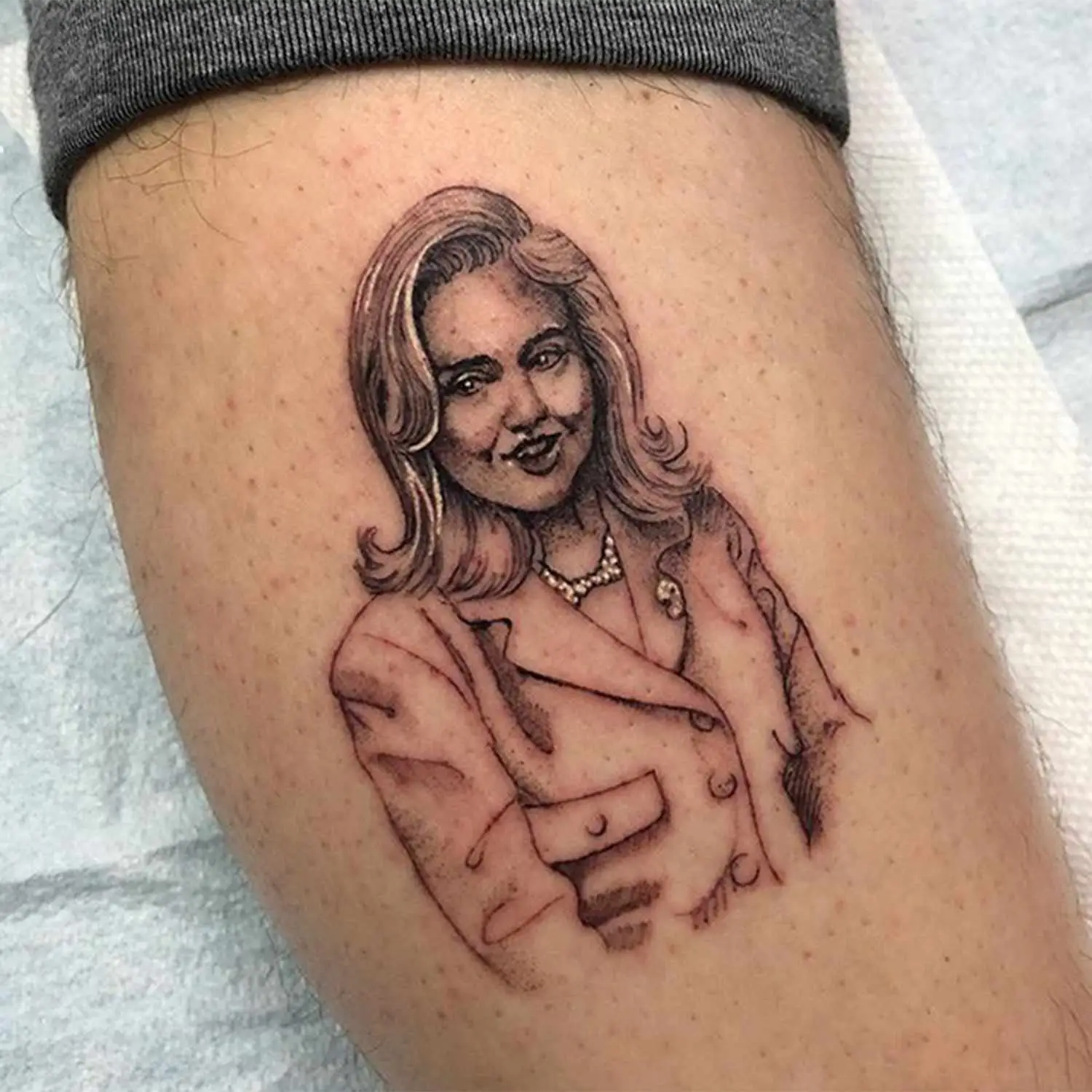 Not the tattoo I think anyone expected Davidson to have (Variety/X)