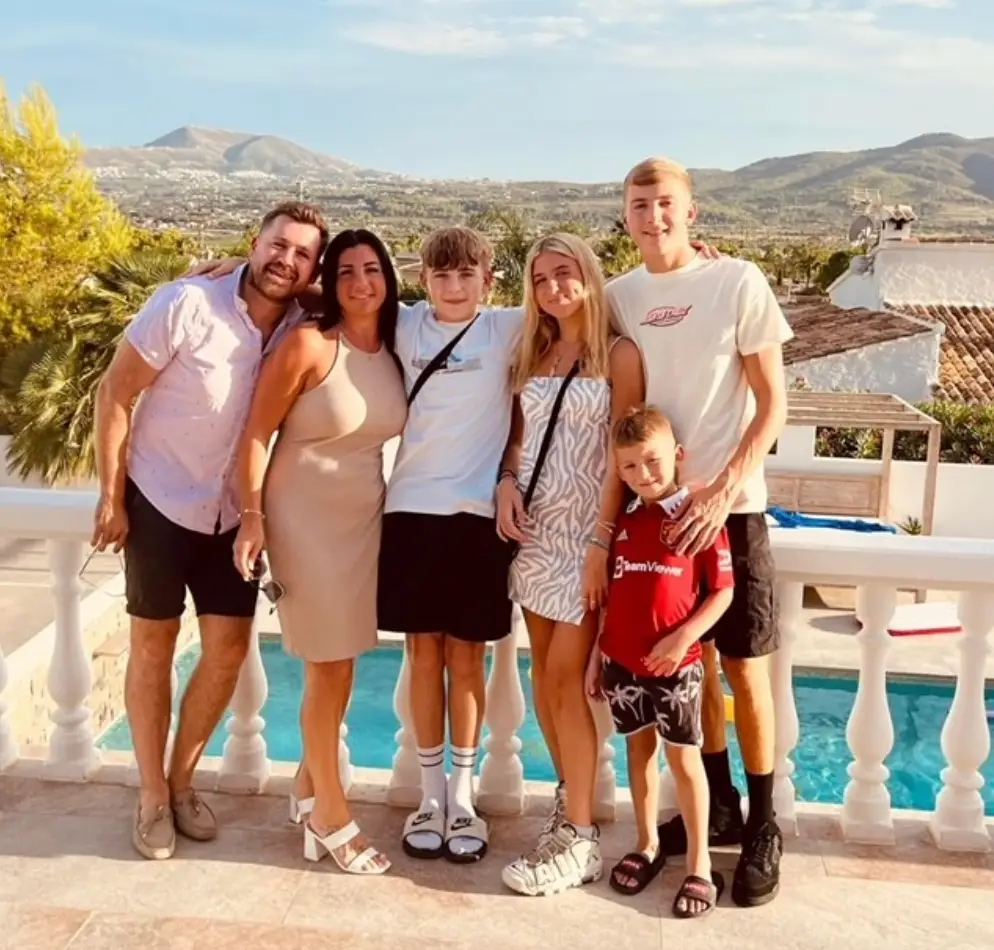 Somehow, Graham's status as Britain's biggest game show winner was quickly discovered so he and the family went abroad for a few weeks (Supplied)