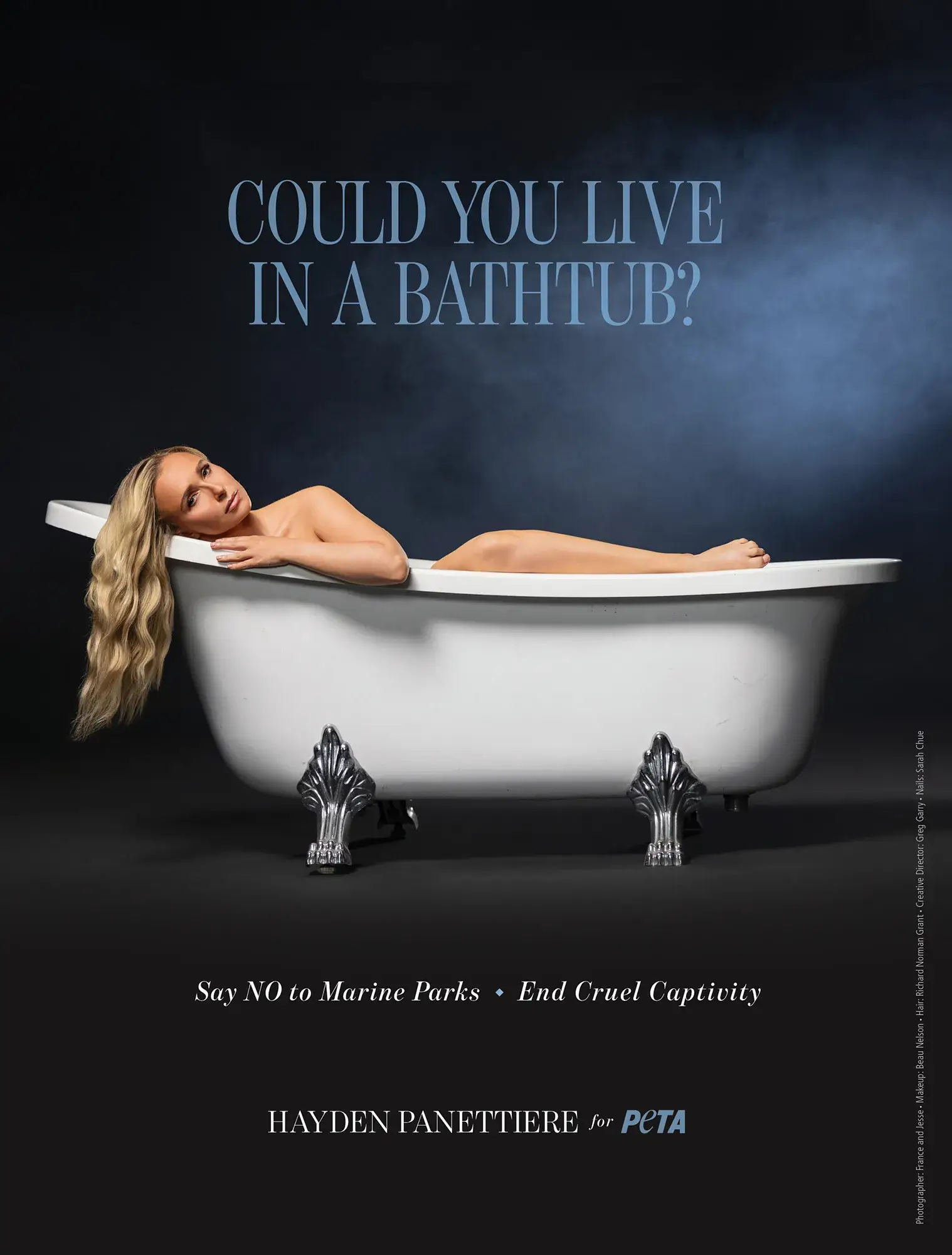 Hayden Panettiere filmed a campaign with PETA just weeks before her death (PETA)