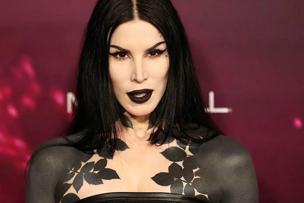 Kat Von D said she was very happy with her current lifestyle (Monica Schipper/WireImage)