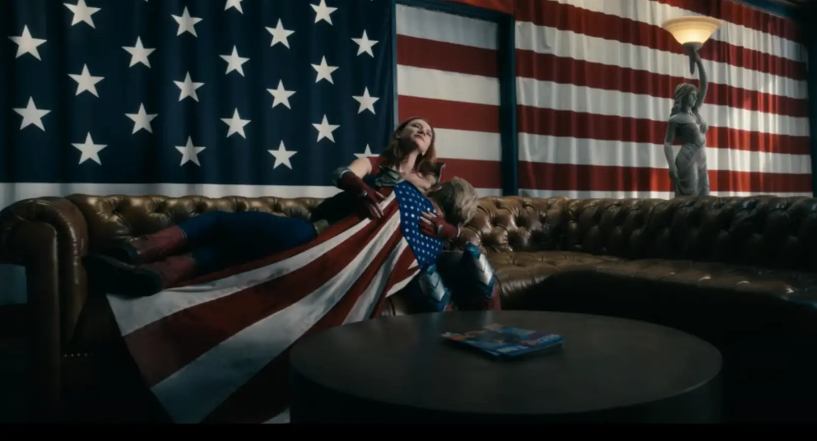 Homelander's superhero suit left a semi-permanent mark on Firecracker (Amazon Prime)