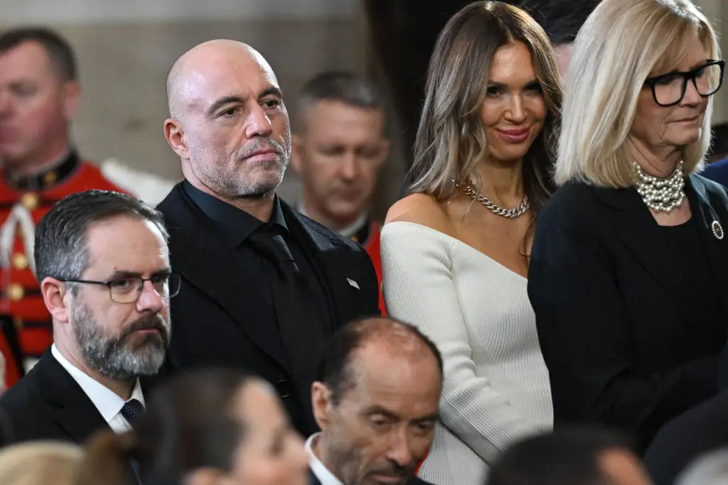 Joe Rogan at the presidential inauguration of Donald Trump (SAUL LOEB/POOL/AFP via Getty Images)