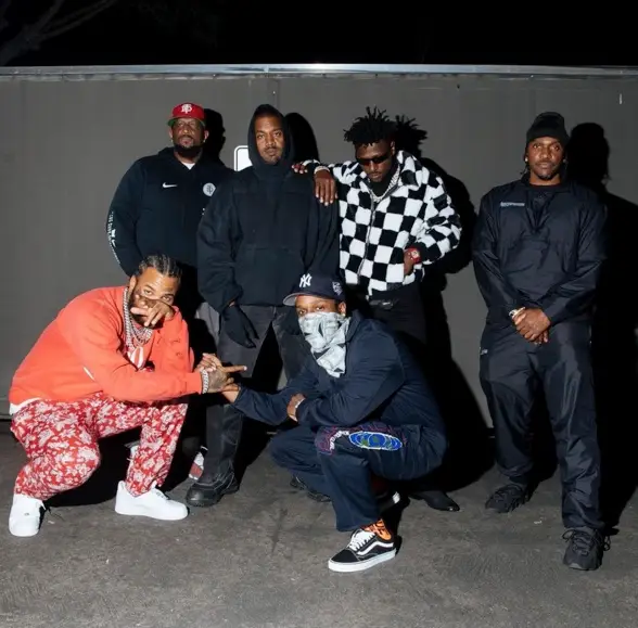 Ye has been working on new music with Pusha T and The Game.