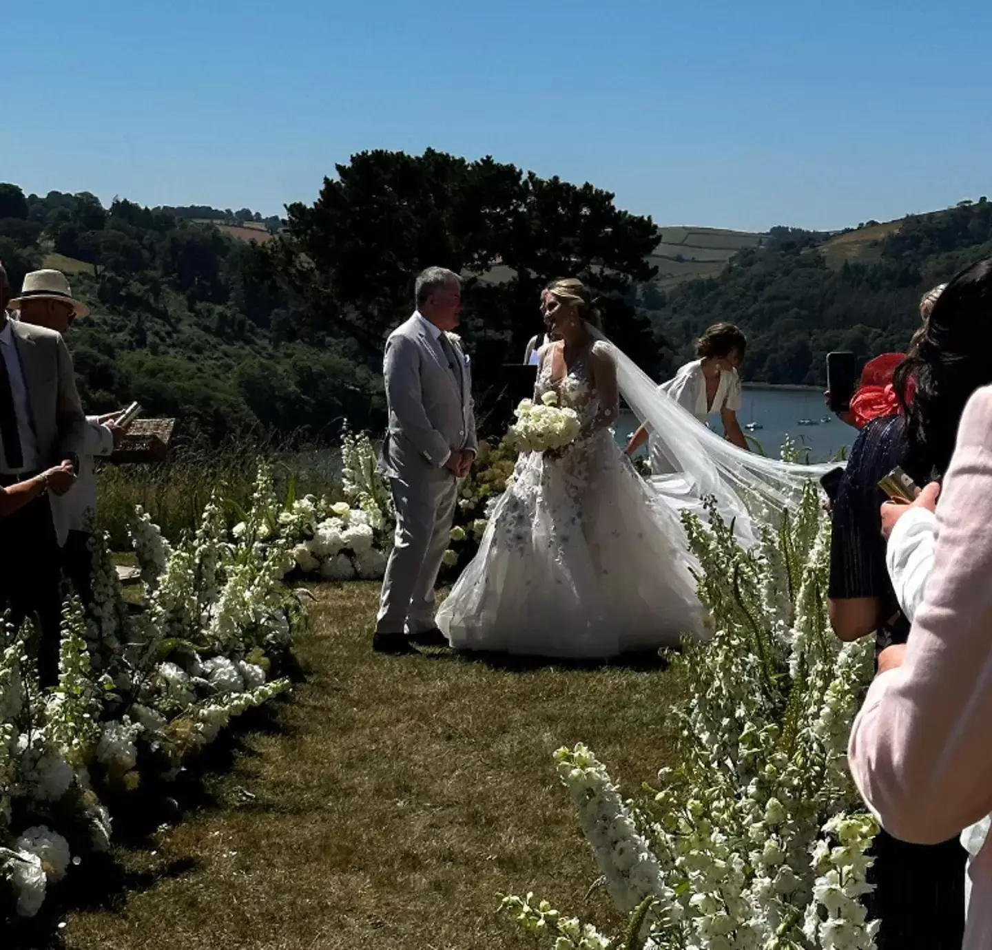 Keys' daughter was reportedly not at the wedding. (Instagram/@bryonydeery)