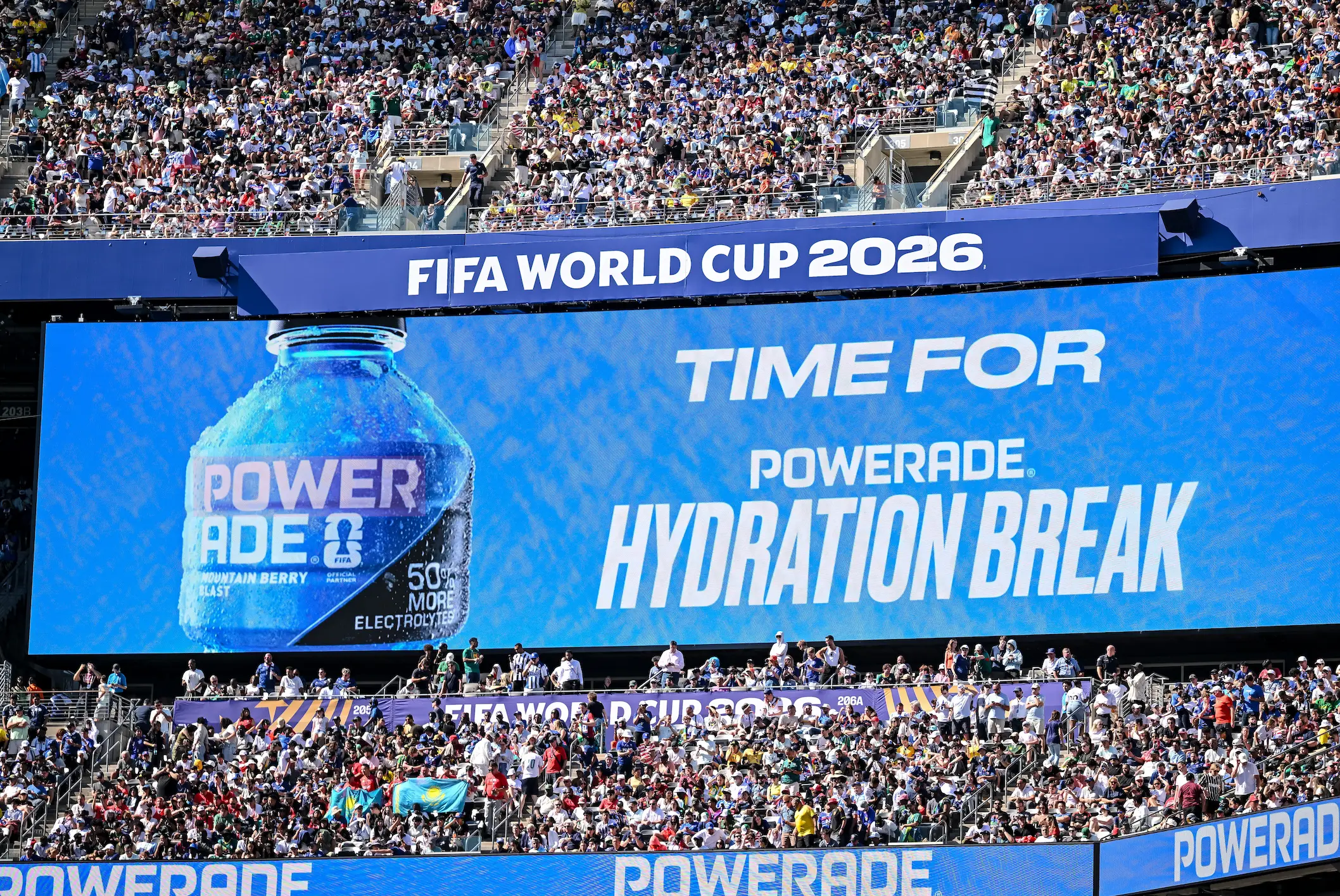 The hydration breaks have proved controversial (Harry Langer/DeFodi Images/DeFodi via Getty Images)
