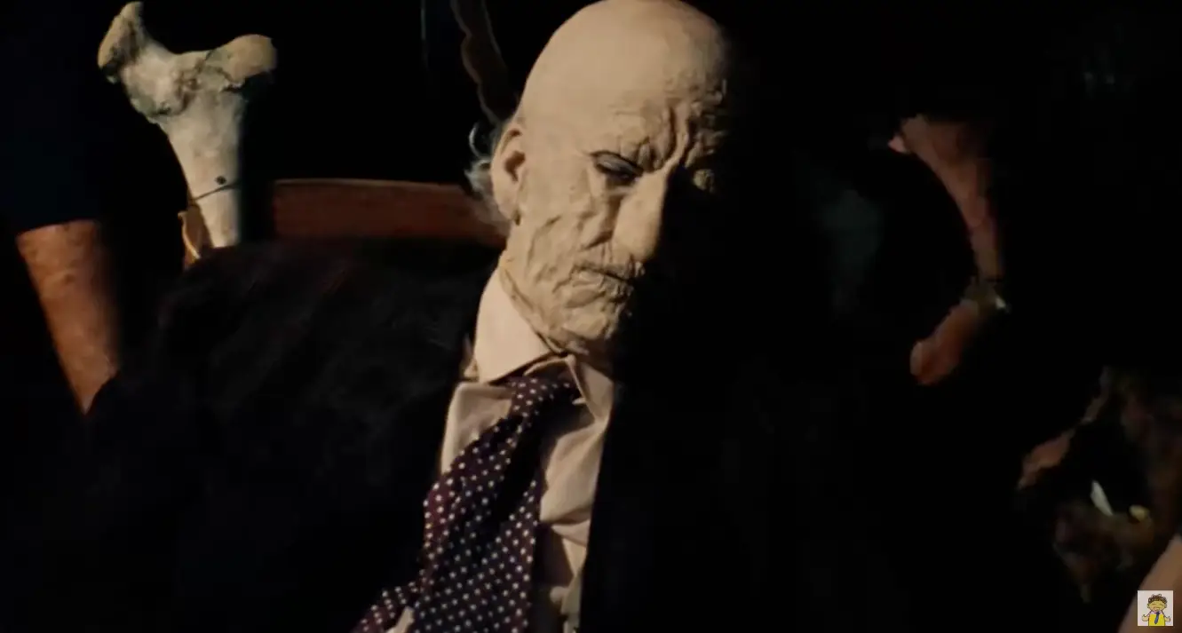 Grandpa actor John Dugan refused to apply the prosthetics twice (Bryanston Distributing Company)