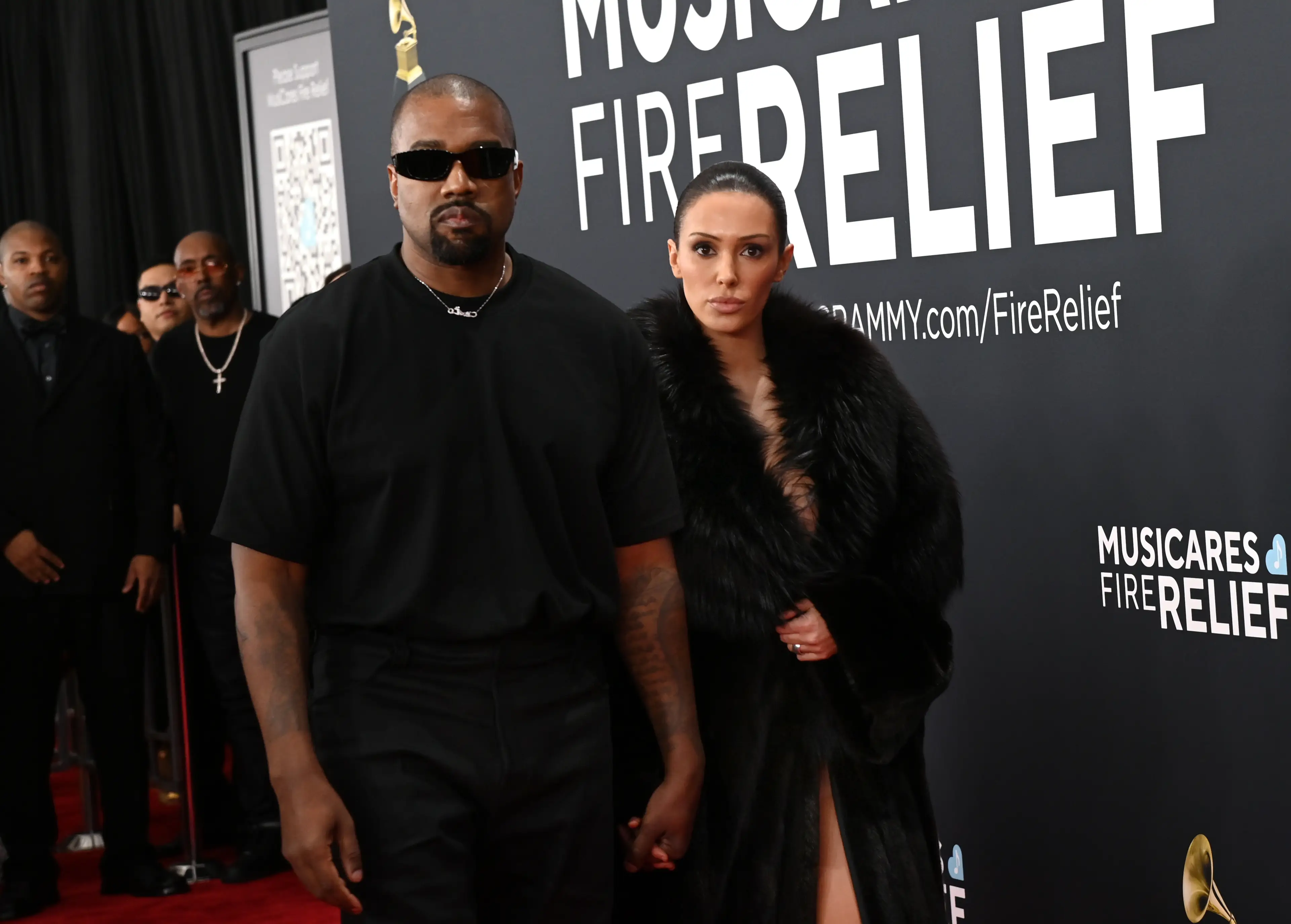 Kanye and his wife Bianca have carried out several high profile stunts (Jon Kopaloff/WireImage)