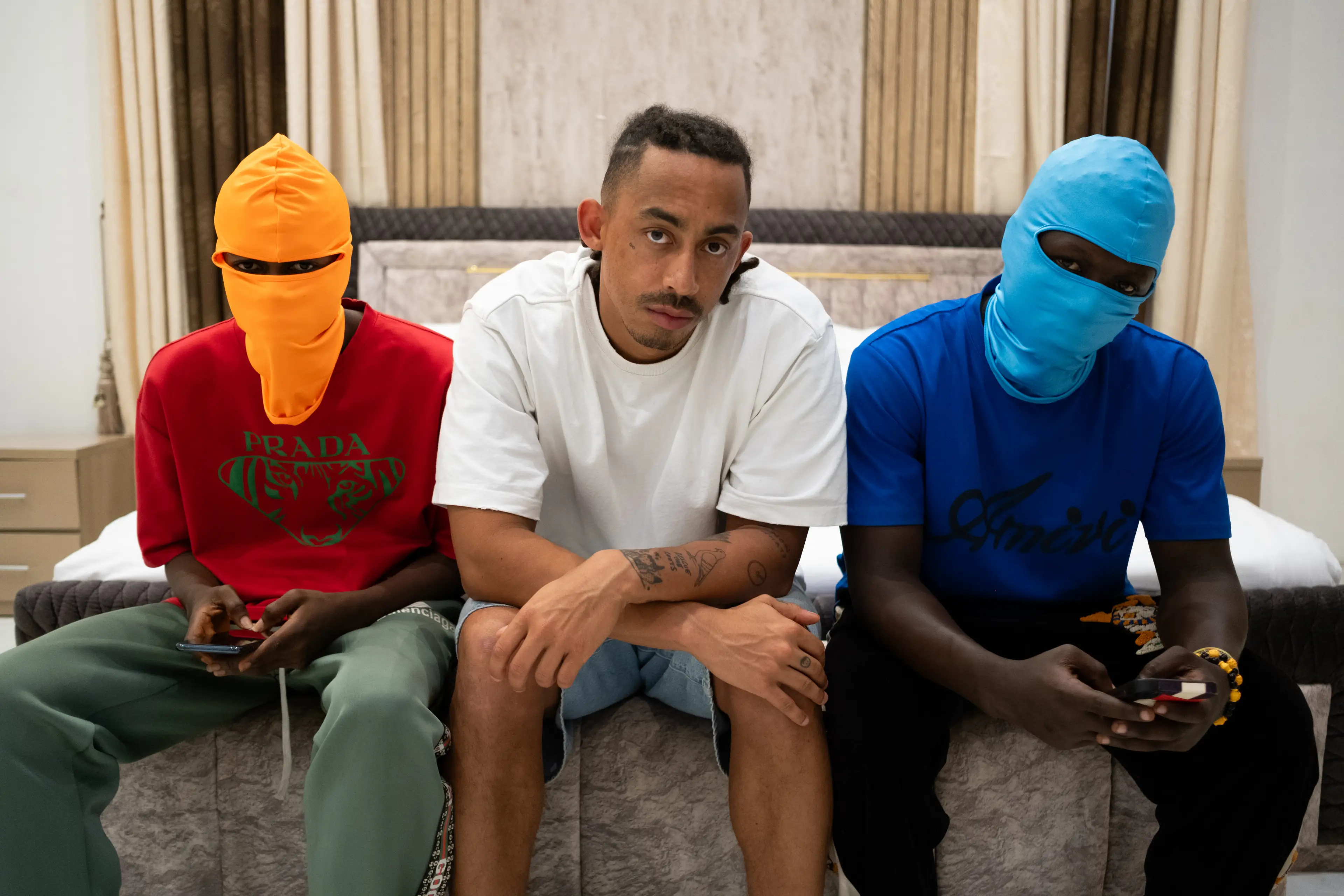 He interviewed the 'Yahoo Boys', some of the many men who carry out online extortion work  (Channel 4)