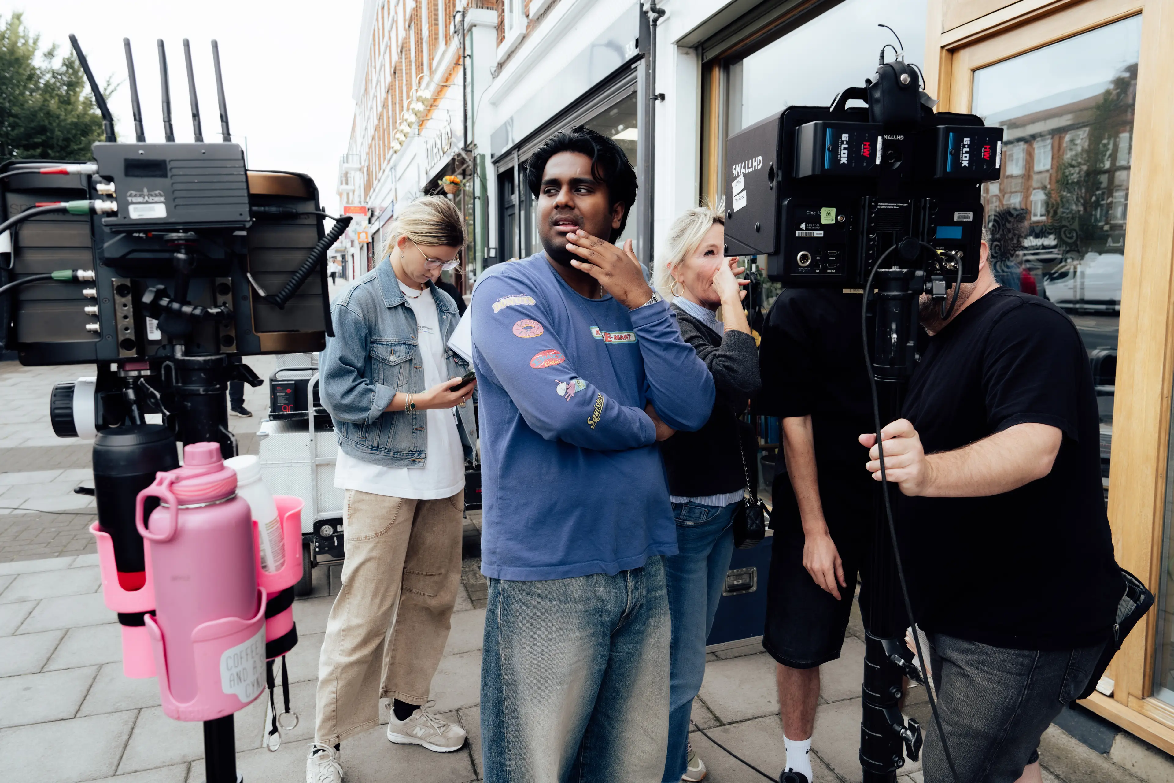 Rikaz Niyas directing 'Through Bossmans Eyes' (Merman in partnership with Young Arrows and Race Equality Foundation)