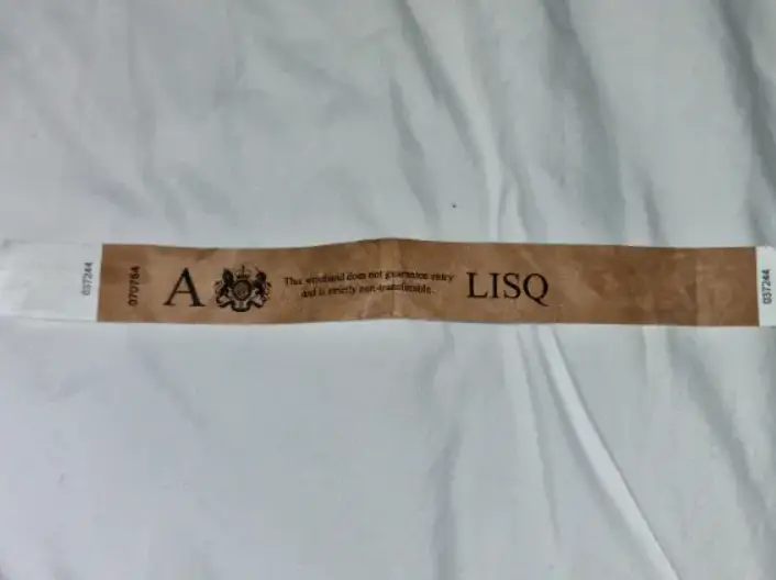 The wristbands are being sold for thousands of pounds.