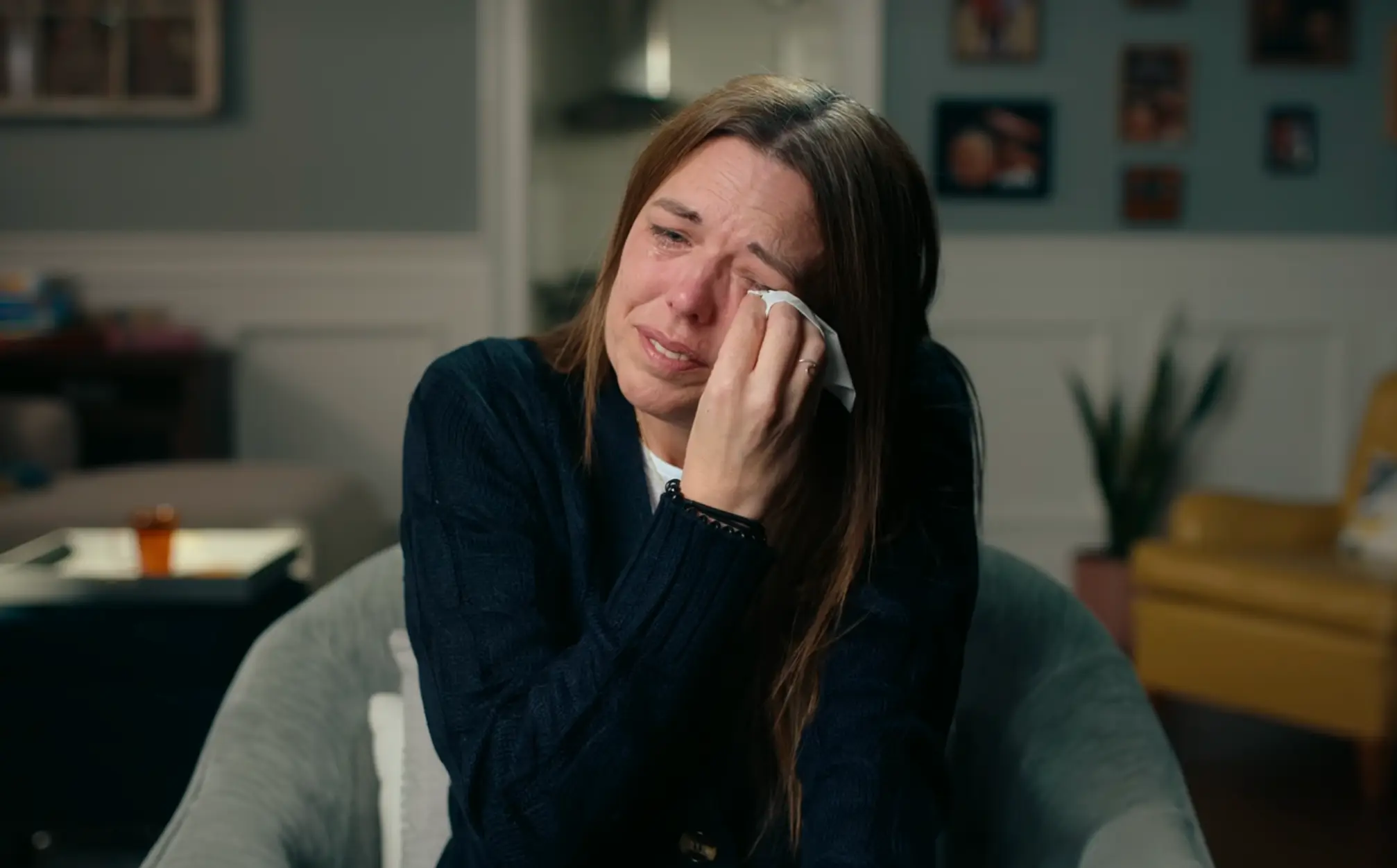 She is shown crying in the Netflix doc as she spoke out for the first time (Netflix)