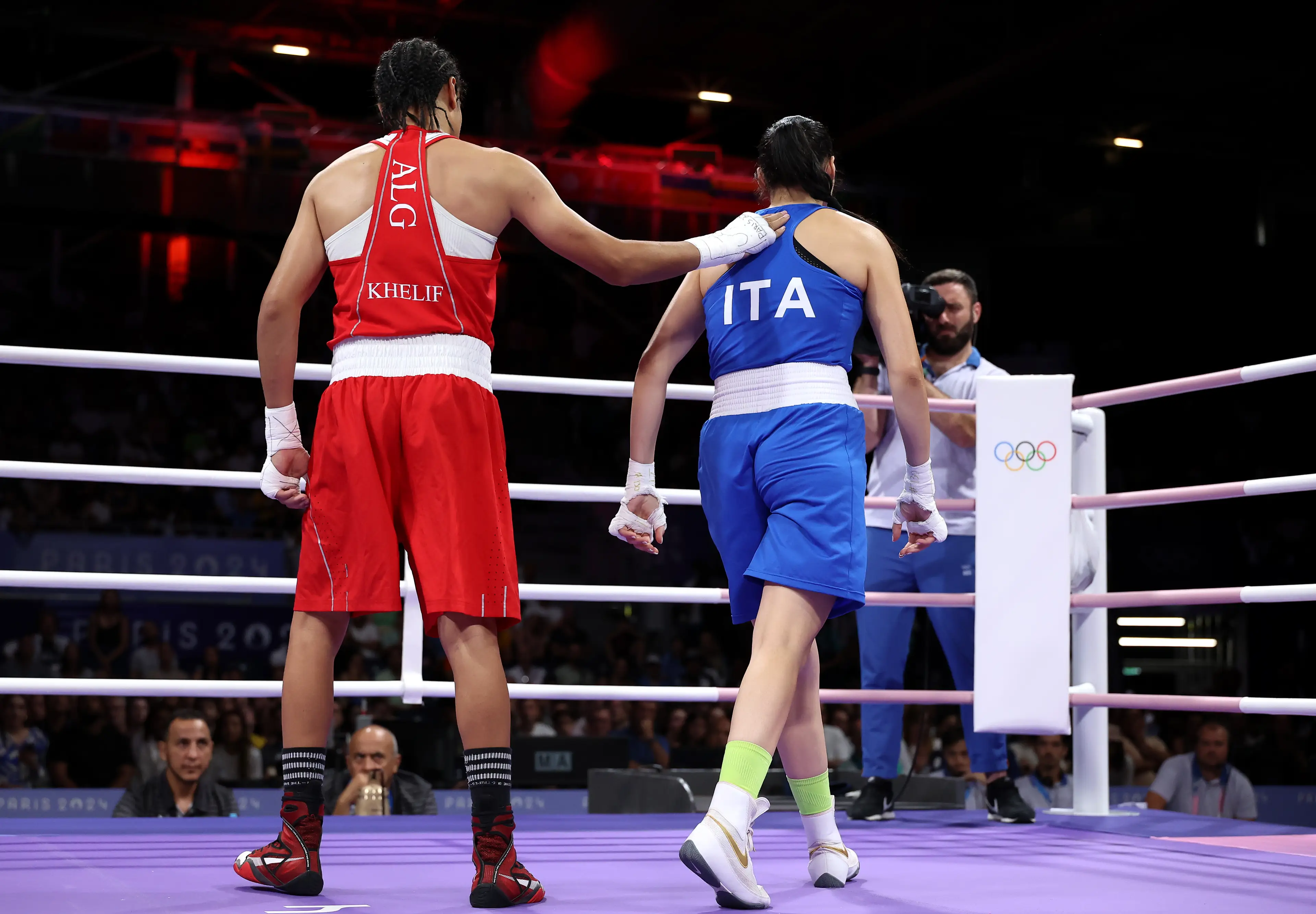 The Italian opponent has apologised for her behaviour. (Richard Pelham/Getty Images)