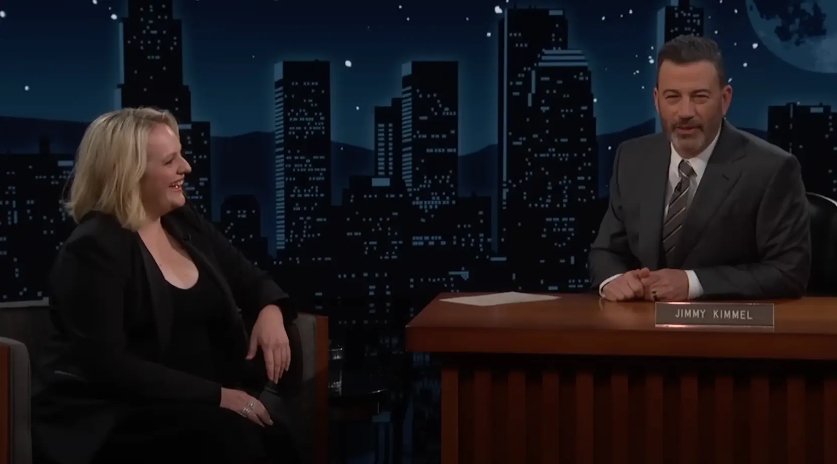 Kimmel called the guy responsible, a 'creep' (YouTube/Jimmy Kimmel Live)