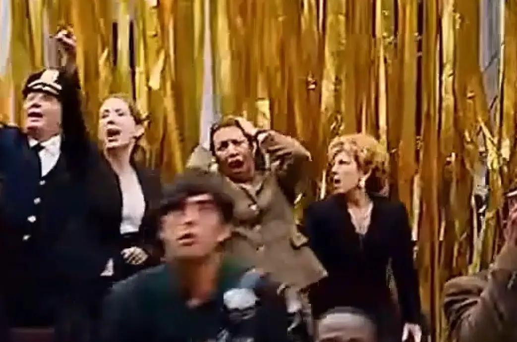 Be fair, you'd act like this if you saw Spider-Man too.