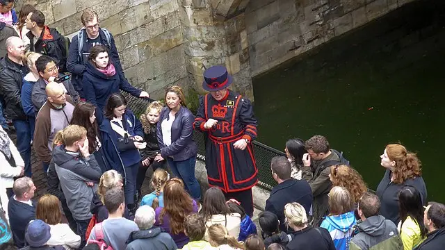 Yeoman Warders give tours of the famous fortress.