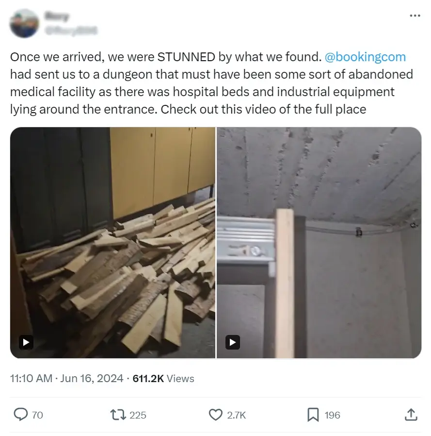 It's all gone a bit Hostel, really. (X)