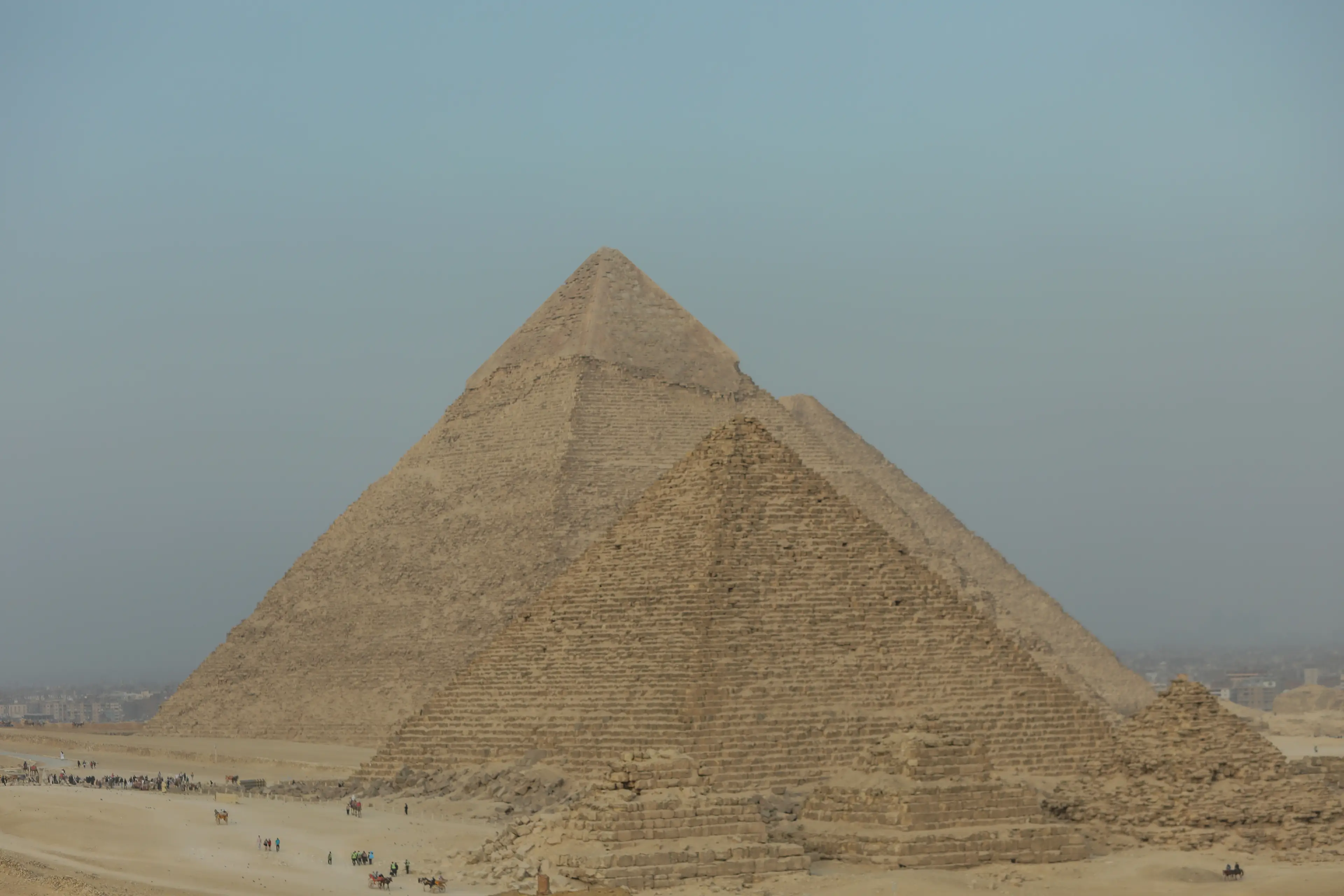 Now they claim they've found something else under the Menkaure Pyramid (Mohamed Elshahed/Anadolu via Getty Images)