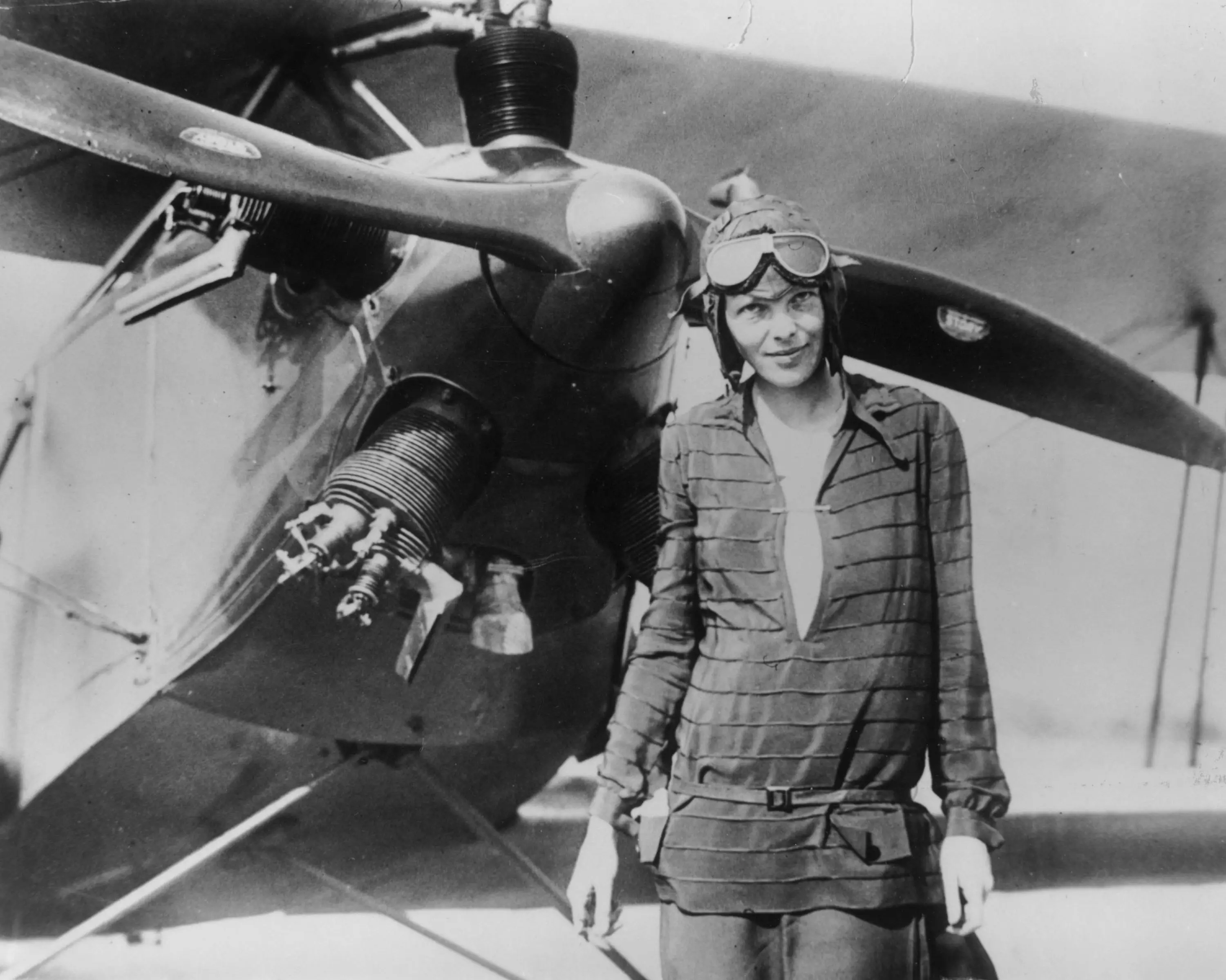 An accomplished aviator, Earhart was the first woman to fly solo across the Atlantic Ocean without stopping (Getty Images)