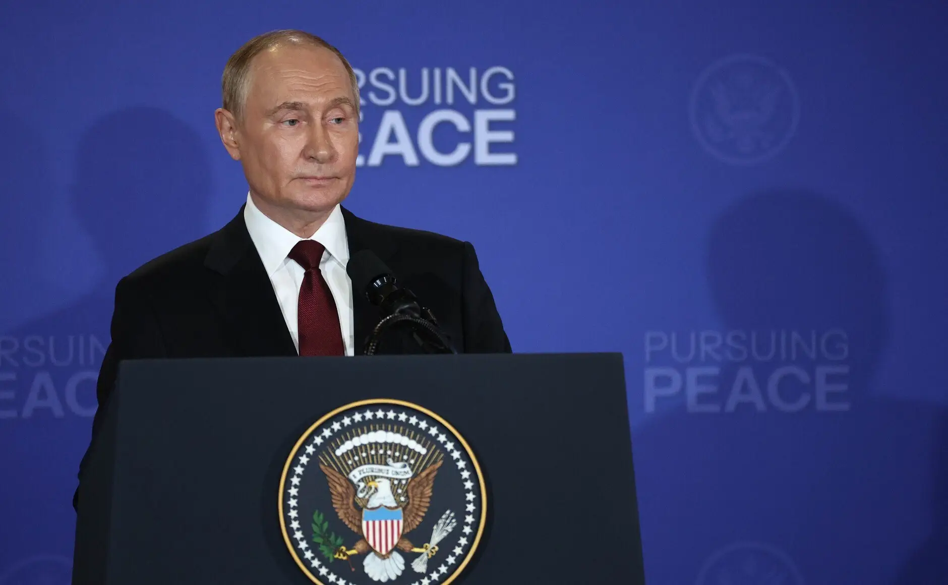 'Economically severe' consequences await the Russian president (Kremlin Press Office/Anadolu via Getty Images)