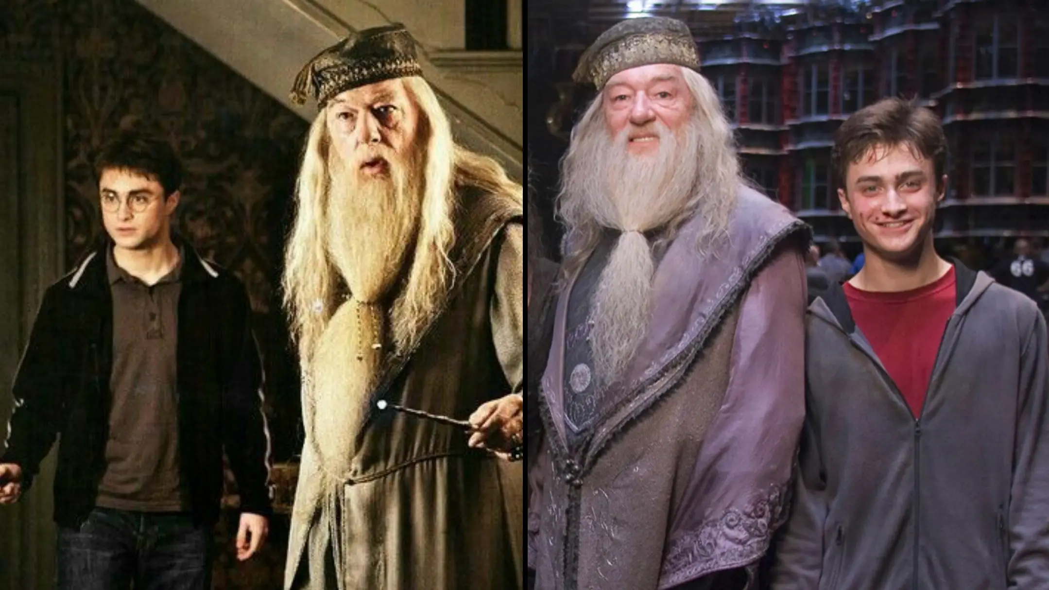 Daniel Radcliffe reflected on Sir Michael Gambon's hilarious acting method just before their scenes