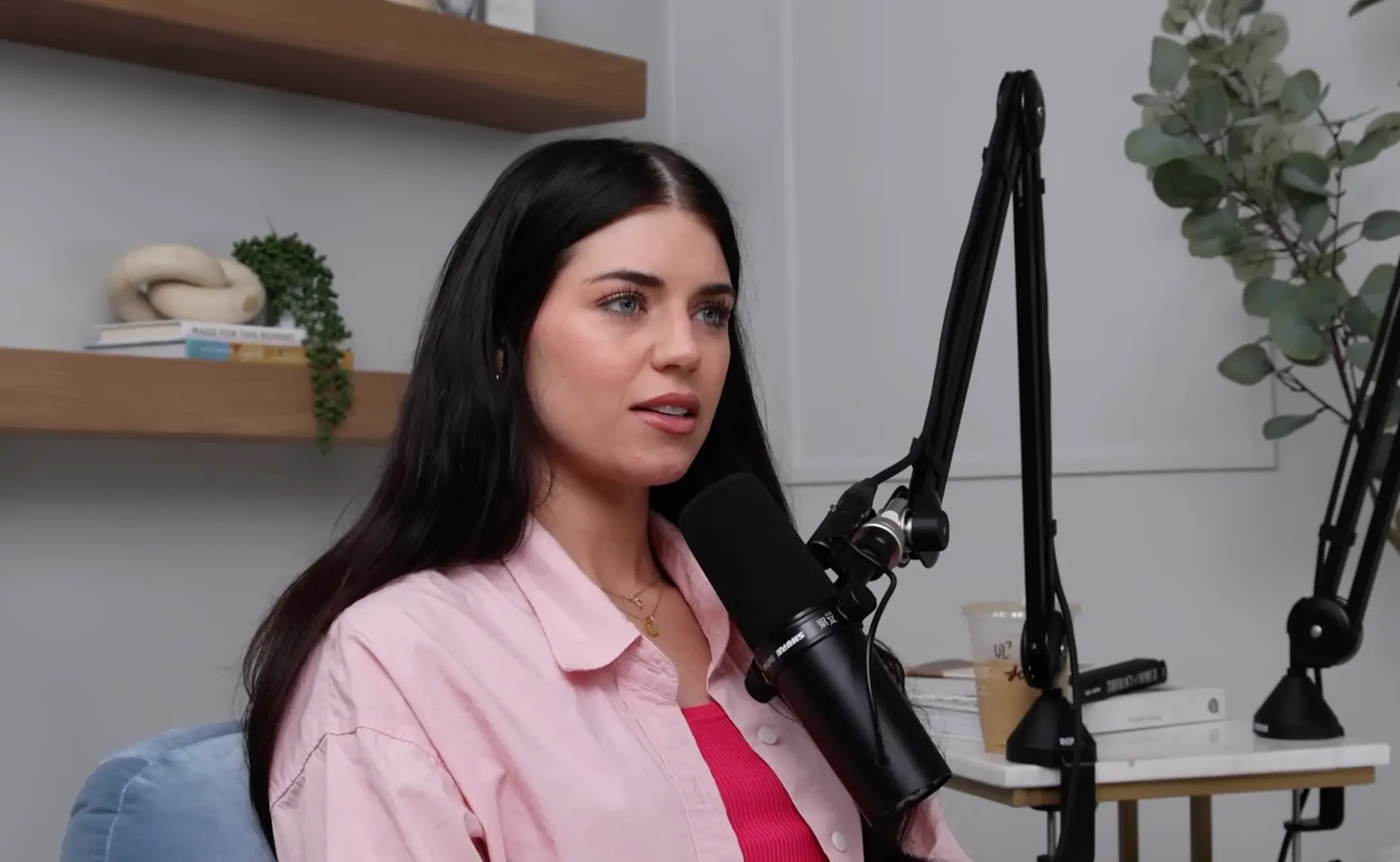 The Bachelor star explained she became 'addicted' to self-pleasure during her teen years (YouTube/Stay True podcast)