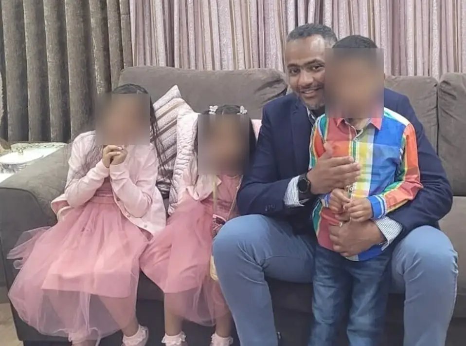 Ahmed al-Doush missed the birth of his youngest son, who was born while he was in Saudi custody (PA)