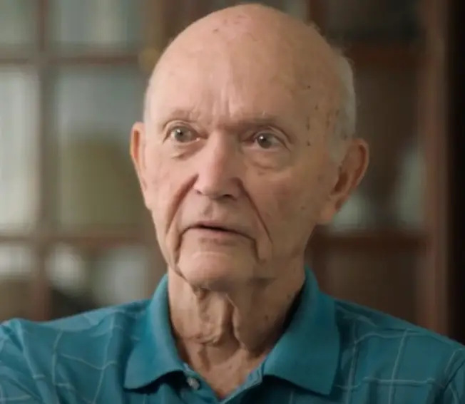 Collins explained what he couldn't stop looking at Earth (YouTube/PBSNewsHour)