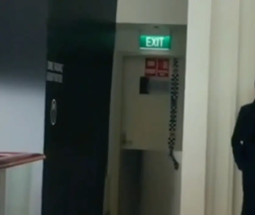 The stairway was a 'labyrinth' of self locking doors and confusing exit signs (9 News)