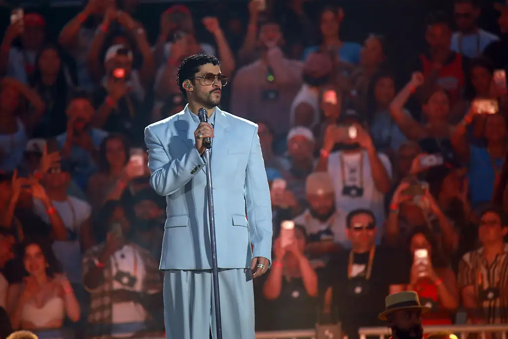 Bad Bunny is both a radio DJ and an artist whose song you can hear in GTA 6 (Gladys Vega/Getty Images)